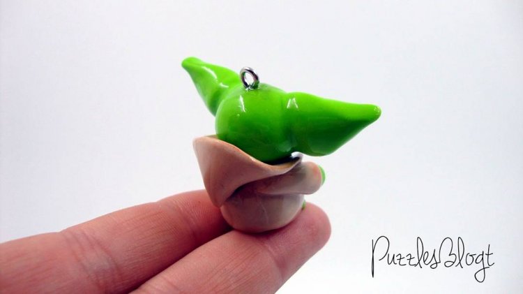 Polymer clay Charm YODA Polymer clay Charm YODA