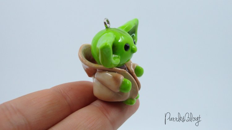 Polymer clay Charm YODA Polymer clay Charm YODA