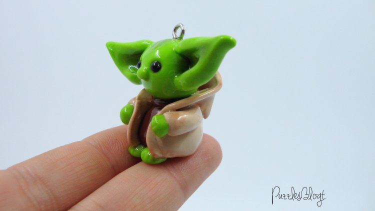 Polymer clay Charm YODA Polymer clay Charm YODA