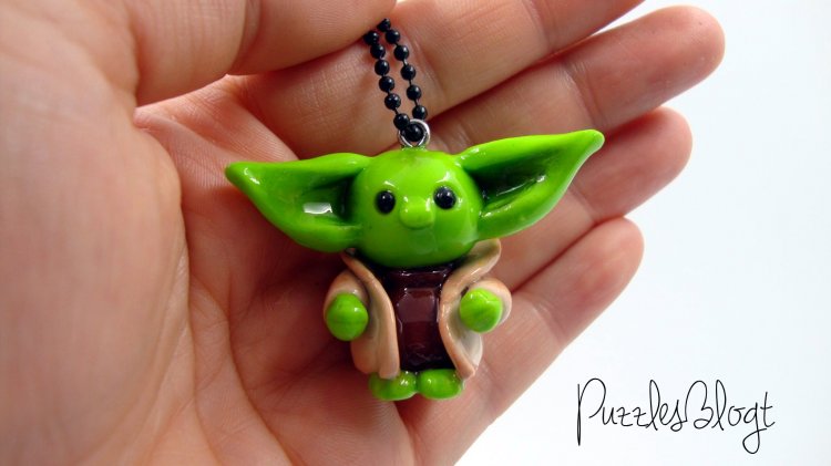 Polymer clay Charm YODA Polymer clay Charm YODA
