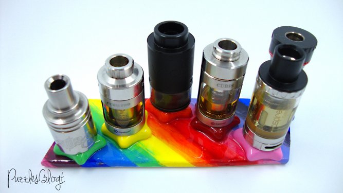 Aufgeräumte Verdampfer Verdampfer Ständer Rainbow Aufgeräumte Verdampfer